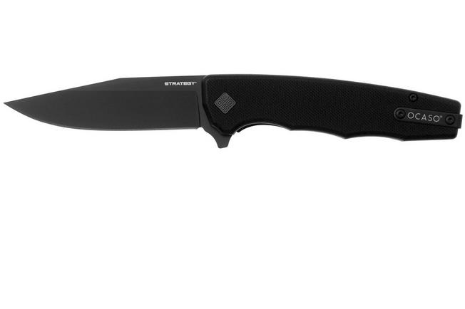 Bild für Ocaso Strategy 29BGB Black Blade, Black G10, Taschenmesser