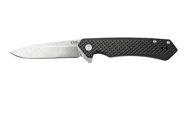 Image for Case Knife Kinzua Spear 64688, Black Anodized Aluminium Milled, pocket knife