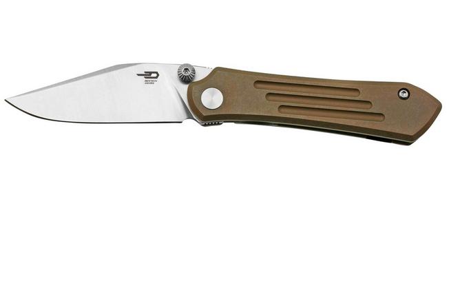 Bild für Bestech Icarus BT2302F Satin M390 Bronze stonewashed Titanium, Taschenmesser
