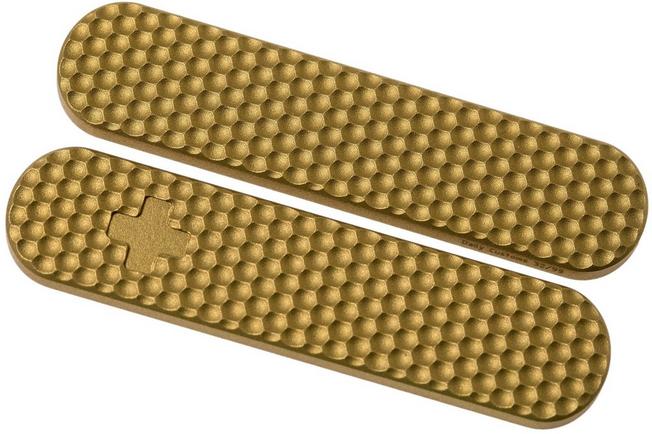 Image for Daily Customs 58.2 Golfball Pattern, Brass P10009498 Victorinox scales