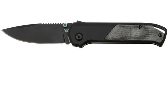 Bild für Flytanium Arcade Shark-Lock 1310 Black DLC, Void Black Aluminum Micarta Inlay, Taschenmesser