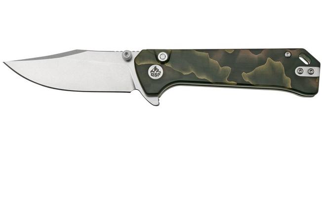 Bild für QSP Grebe QS147-F1, S35VN Clippoint Noble Raffir, Taschenmesser