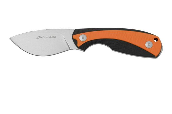 Bild für Viper Lille 1, VT4022GBO, Stonewash Elmax, Black & Orange G10 feststehendes Messer, Jesper Voxnaes Design
