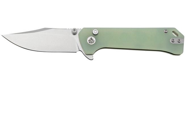 Bild für QSP Grebe QS147-D1, 14C28N Clippoint Jade G10, Taschenmesser