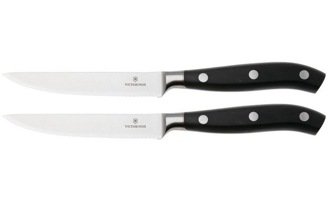 Bild für Victorinox Grand Maitre Steak Knife Set 7.7242.2W, 2-teiliges Messerset, POM, Wavy, 12 cm