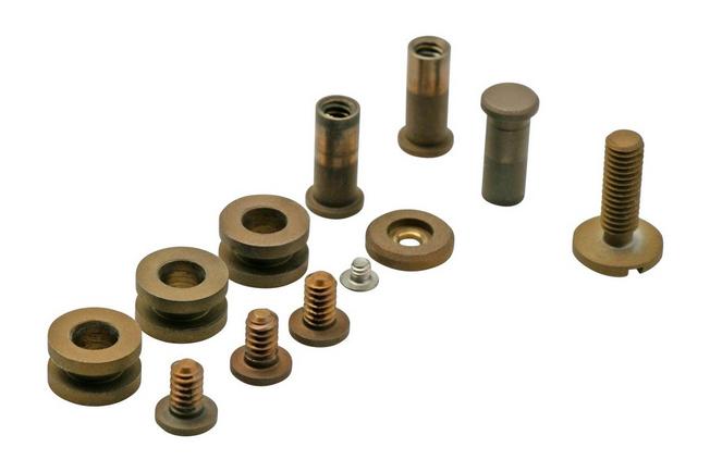 Bild für Rick Hinderer XM24 4" Complete Titanium Battle Bronze Hardware Kit, bronze