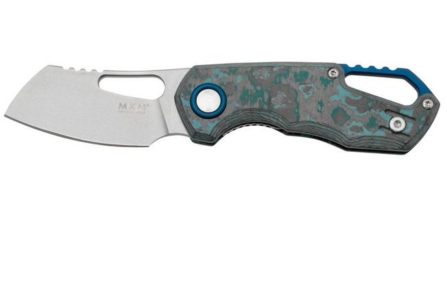 Bild für MKM Isonzo FX03-2CA Cleaver Stonewashed, Arctic Storm Carbon Fiber Taschenmesser, Jesper Voxnaes Design