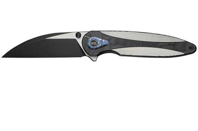 Bild für WE Knife Zenthra WE24021C-1 Satin/Black Stonewashed M390 Satin/Black Titanium Carbon Inlay, Taschenmesser