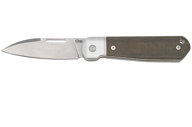 Bild für Case Highbanks 42231 Stonewashed CPM 20CV Green Canvas Micarta, Taschenmesser