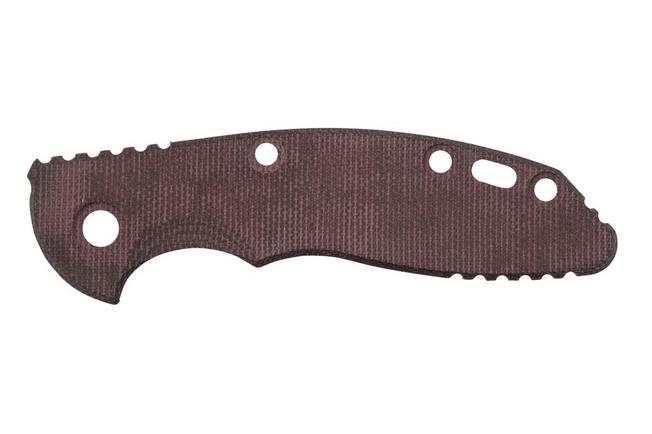 Bild für Rick Hinderer XM-18 3" Griffschale, Smooth Burgundy Micarta