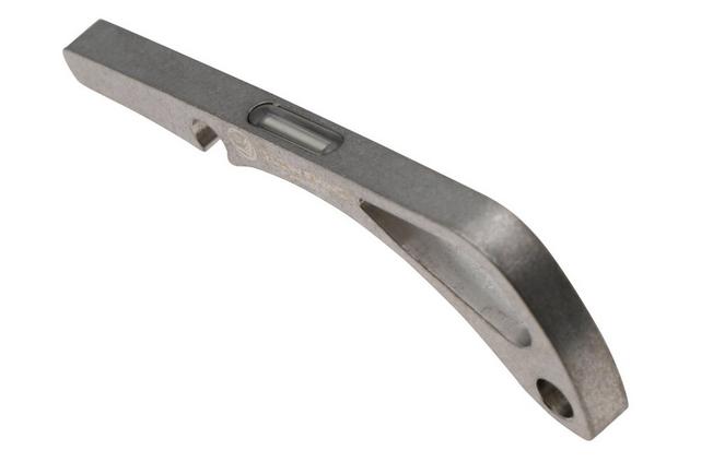 Bild für Flytanium Benchmade Bugout 535, 1196SW Stonewashed Titanium, White Tritium Backspacer