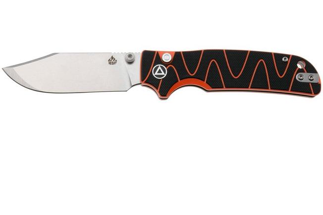 Bild für QSP Knife Kali QS159-D1 Stonewashed 14C28N Black Orange G10, Taschenmesser, Keanu Alfaro Design