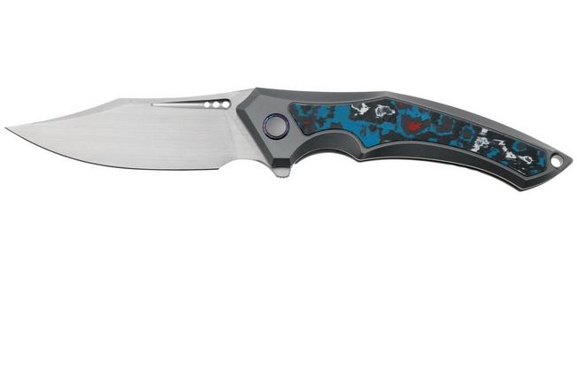 Bild für WE Knife Orpheus WE23009-4 CPM 20CV, Gray Titanium, Nebula Fat Carbon, Taschenmesser