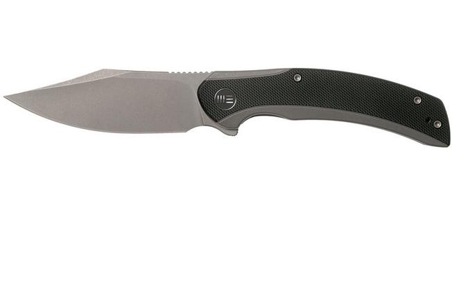 Bild für WE Knife Snick WE19022F-1 Stonewashed, schwarzes G10 Taschenmesser