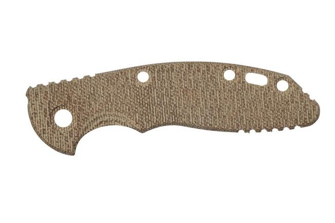 Image for Rick Hinderer XM-18 3" scale, Textured Natural Micarta