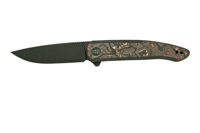 Image for WE Knife Smooth Sentinel WE20043-6 titanium Copper Foil carbon fiber, pocket knife