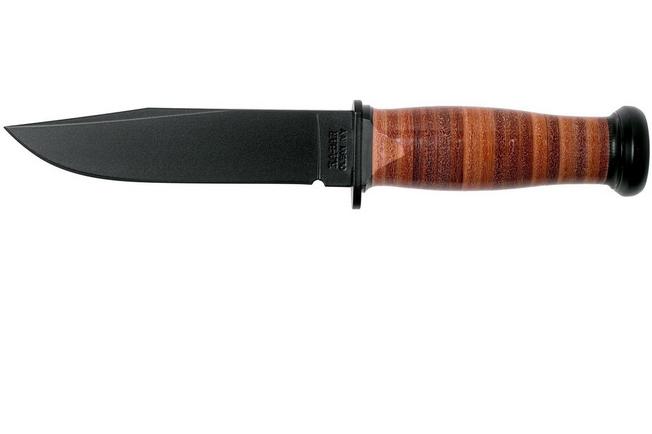 Image for KA-BAR Mark I USN 2225 Leather fixed knife