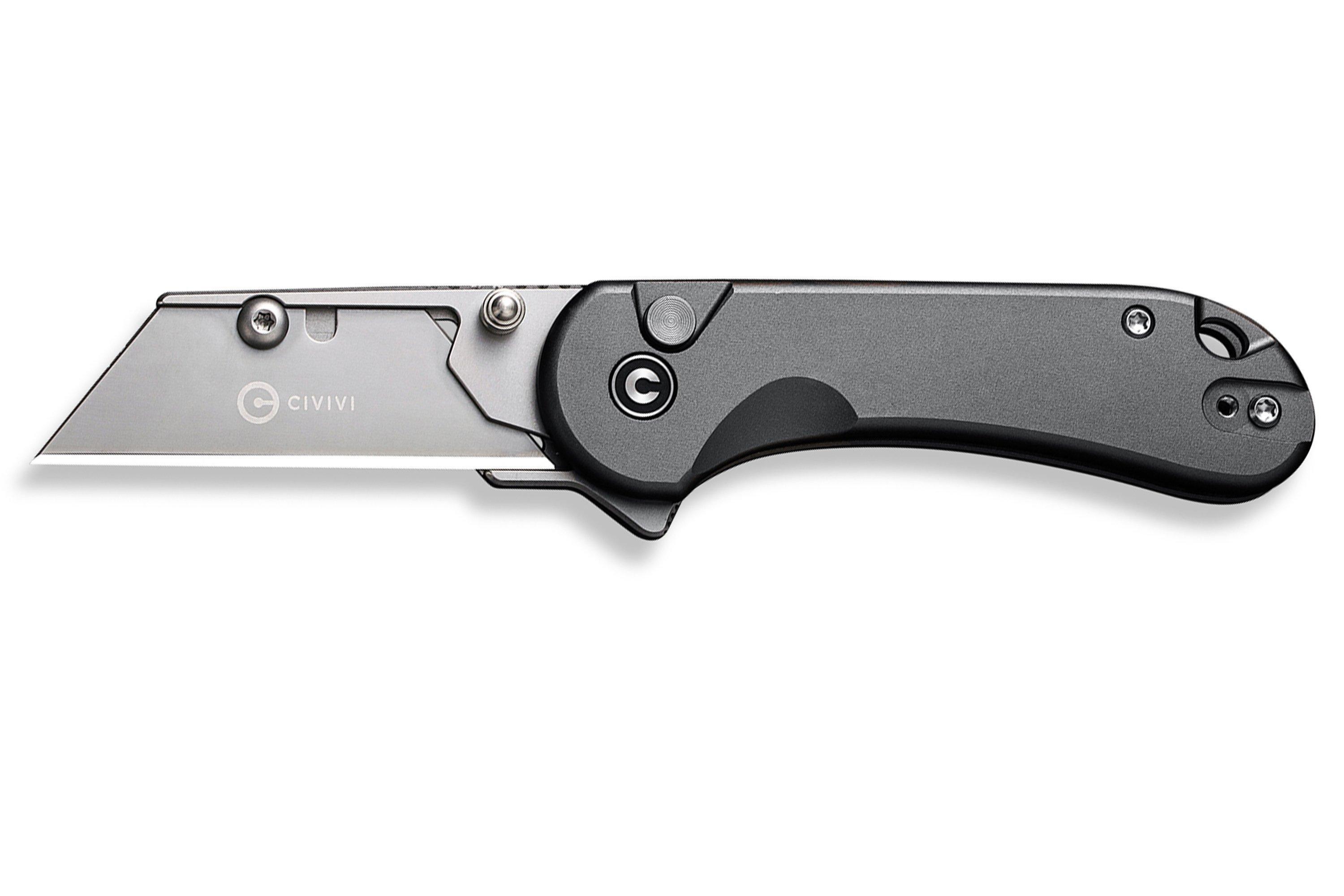 Civivi Elementum Utility C23039B-4 Gray Aluminum, Stonewashed Blade ...