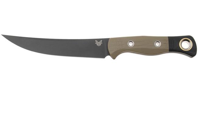 Bild für Benchmade Meatcrafter 4050BK-01 Black DLC CPM-154, OD Green G10 Black G10, Jagdmesser
