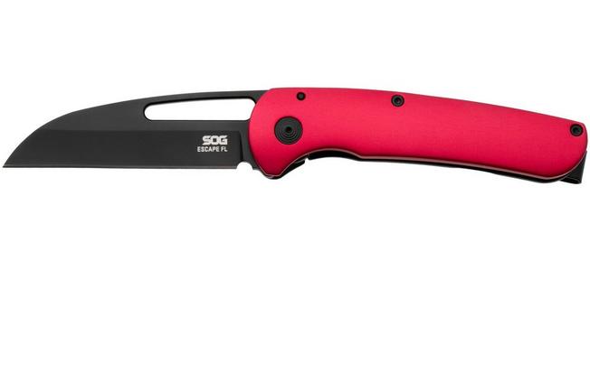 Image pour SOG Escape FL 2.0 14-52-03-57, Black TiNi 440C, Black Stainless Steel Red Aluminium, couteau de poche