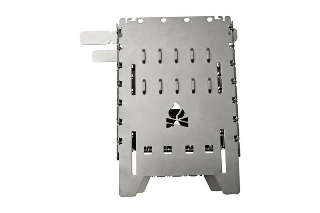 Image for Bushcraft Essentials Bushbox XL Titanium, foldable stove