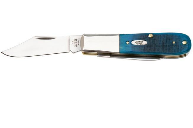 Image for Case Barlow Caribbean Blue Bone, Sawcut Jig, 25581, 62009 1/2 SS pocket knife
