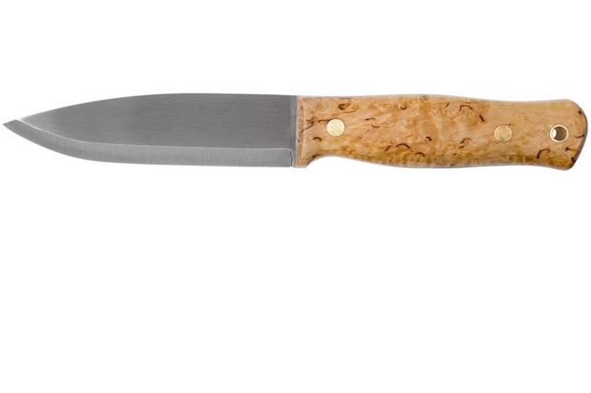 Afbeelding voor Casström Lars Fält Knife bushcraftmes Curly Birch, Sleipner, 11804, rechtshandig