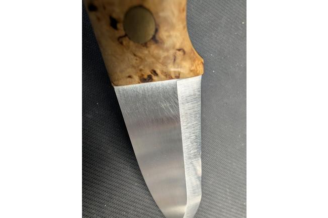 Afbeelding voor Casström Lars Fält Knife bushcraftmes Curly Birch, Sleipner, 11804, rechtshandig