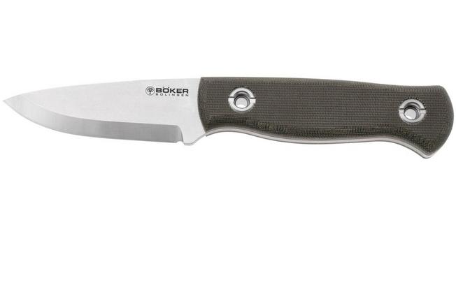 Image for Böker Vigtig vs. Wild 121509 CPM MagnaCut, Green Canvas Micarta, survival knife