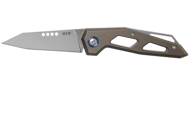 Image for MKM Edge EG-TBR Bronze Stonewashed Titanium pocket knife, Graciut design