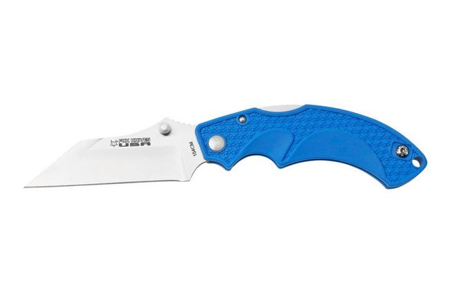 Image for Fox Knives USA Forza Blue Wharncliffe FKU-AMI-WC-BLU pocket knife, Mike Vellekamp design