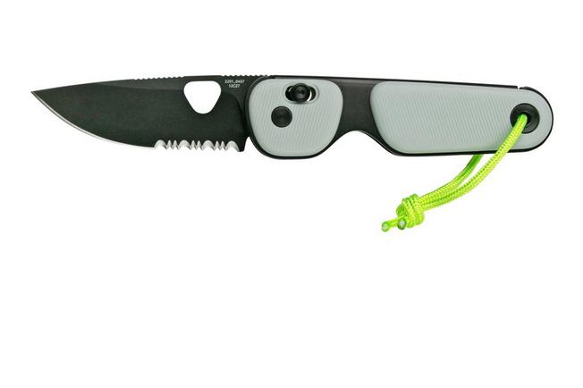 Image for The James Brand The Redstone Primer Gray, Black Serrated KN118170-01 pocket knife