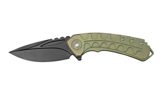 Bild für Bestech Buwaya BT2203D Titanium schwarz/grün, Taschenmesser