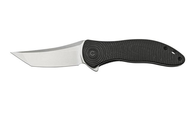 Image pour Civivi Synergy 3 Tanto C20075B-1 Black G10 couteau de poche, design Jim O'Young