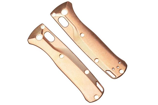 Afbeelding voor Flytanium Benchmade Mini Bugout Scales, Crossfade Copper