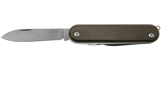 Image for MKM Malga 5 MP05MAG-GC MagnaCut Green Canvas Micarta, pocket knife