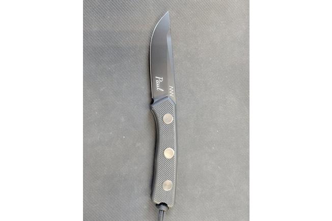 Image pour ANV P200, P200-034, Black Cerakote Sleipner, Black G10, couteau de survie