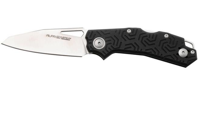 Immagine per Viper Alfa V6020GB3D, Satin CPM MagnaCut, Black 3D Textured G10 coltello da tasca, Simone Tonolli design