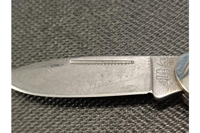 Image pour Rough Ryder Canoe Cinnamon Stag RR2156 Damascus slipjoint couteau de poche