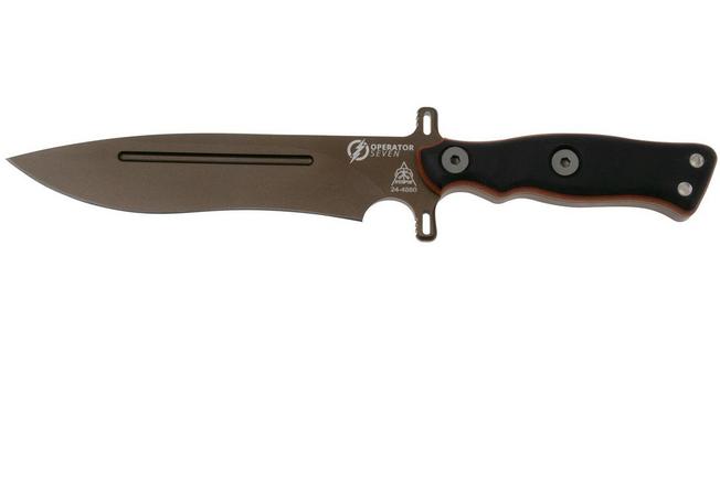Image for TOPS Knives Operator 7 OP7-03 Midnight Bronze, survival knife