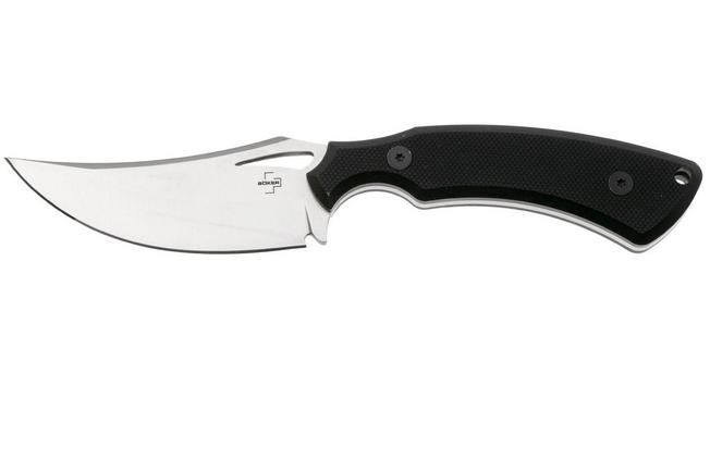 Image pour Böker Plus Tavros 02BP0007 Satin D2, Black G10, couteau fixe