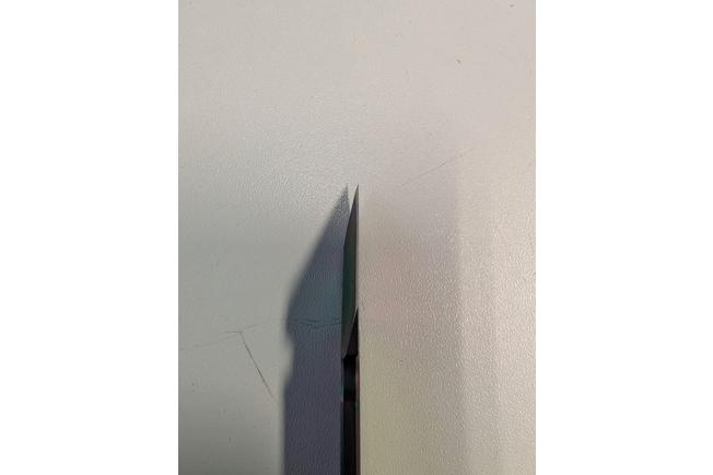 Image for CRKT HangTi Kiridashi 7065P Iridescent Titanium Nitride Titanium, neck knife, Richard Rogers design