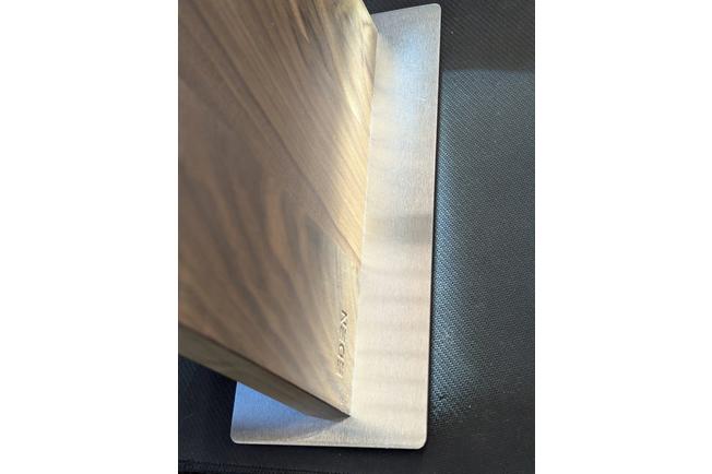 Image for Eden Magnetic Knife Block EQB100 walnut wood