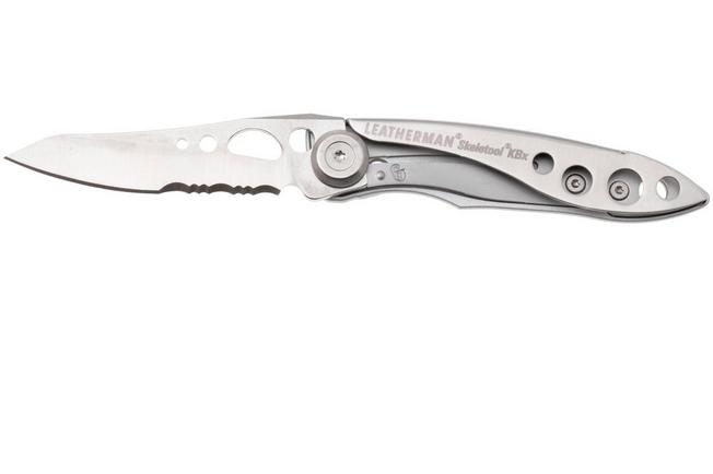 Image pour Leatherman Skeletool Knife KBx couteau à lame en partie dentée, argent