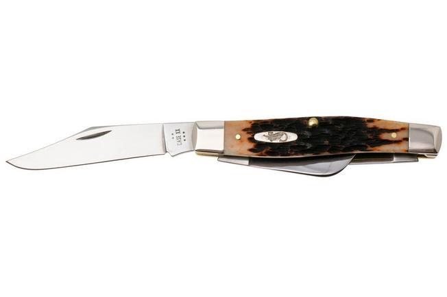 Bild für Case Large Stockman Amber Jigged Bone, 00204, 6375 CV-Stahl,Taschenmesser