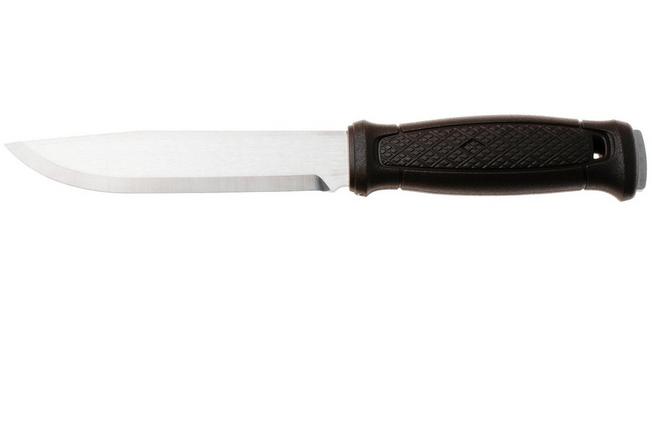 Bild für Morakniv Garberg Grand (S) 14641 Stainless Steel, Brown Polymer, Bushcraft Messer, Lederscheide