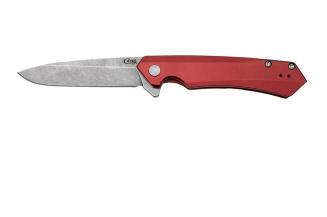 Imagen para Case Kinzua Spearpoint, Red Anodized Aluminum, S35VN, 64661 navaja