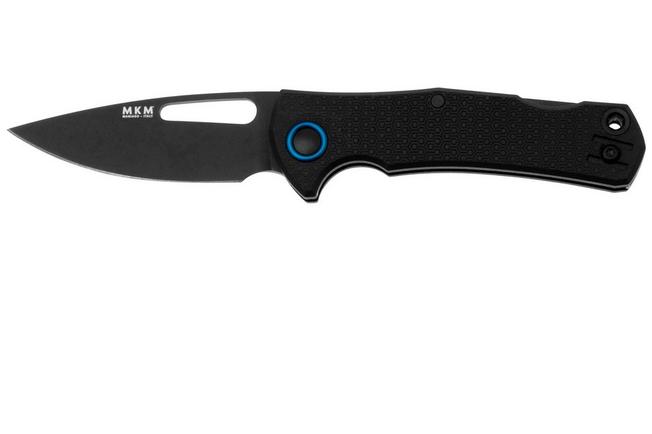 Image pour MKM Lov LV-PBK, Black Drop Point Böhler N690, Black FRN, Backlock, couteau de poche, Jesper Voxnaes design