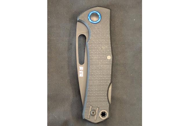 Image pour MKM Lov LV-PBK, Black Drop Point Böhler N690, Black FRN, Backlock, couteau de poche, Jesper Voxnaes design