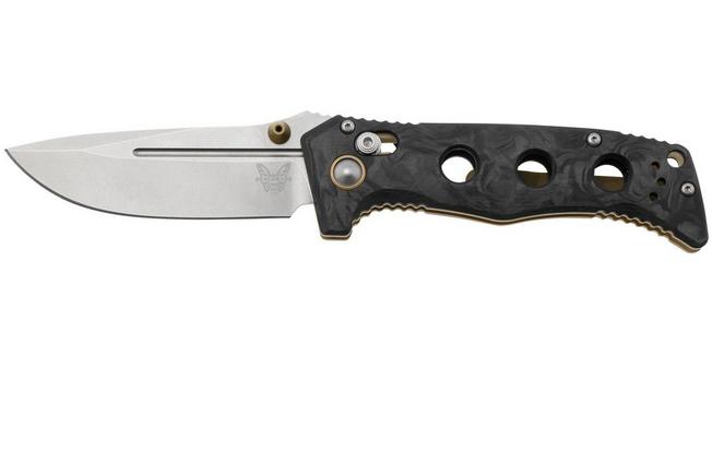 Image pour Benchmade Mini Adamas 273-03, CPM-MagnaCut, Marbled Carbon Fiber, couteau de poche